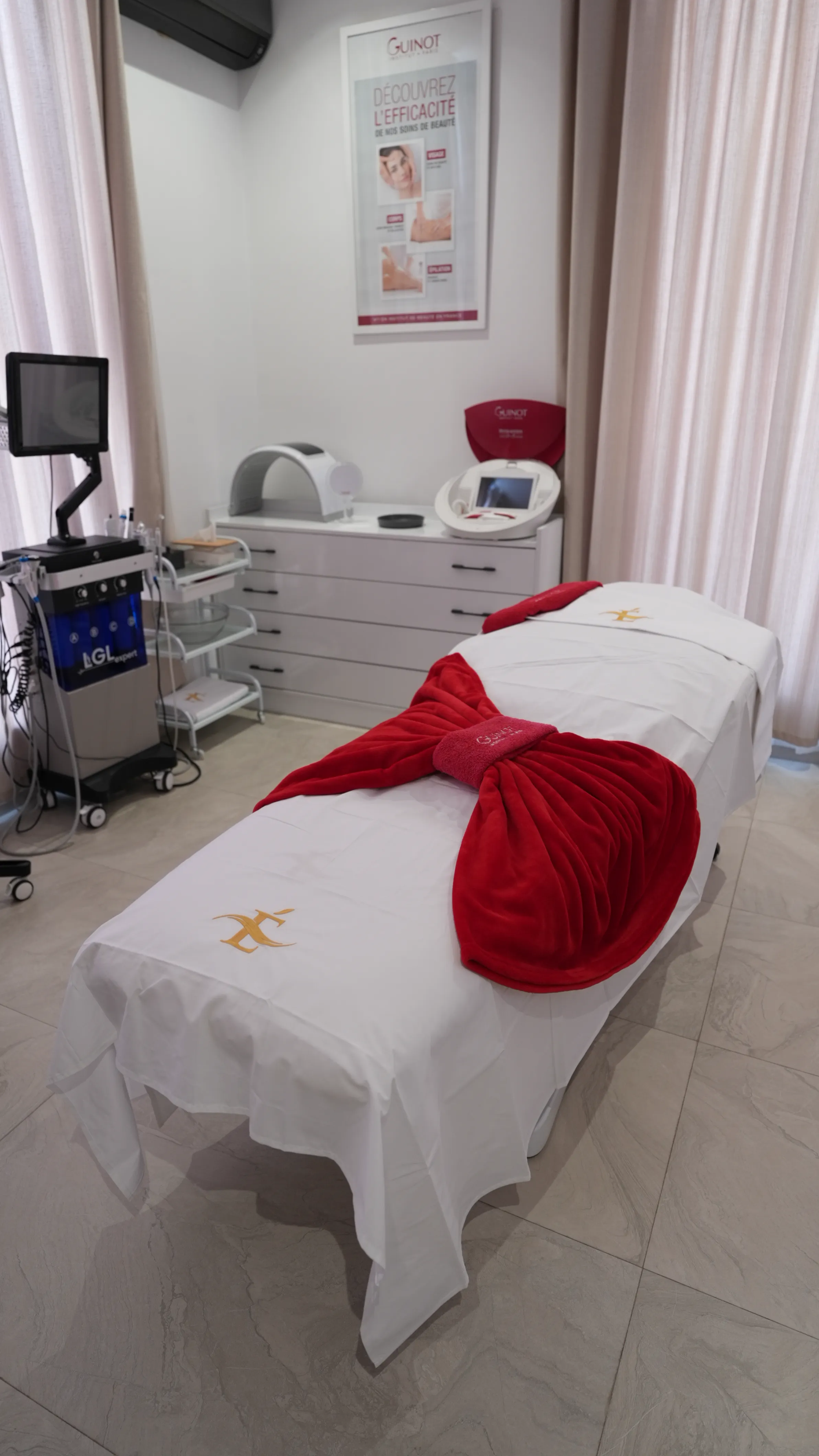 Salle de soin Guinot